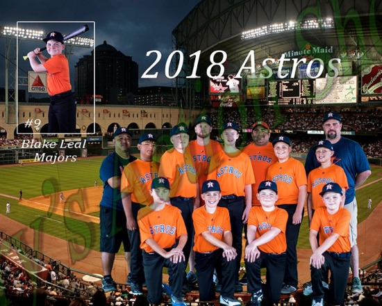 Majors Team and Individual Photos
